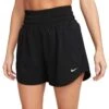 Women's Nike One Dri-Fit Ultra High Rise 3in Short - Black -Optimal Sportswear Store AURORA DX6642 010 PHSYM001 2000