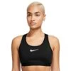 Women's Nike Dri-FIT Swoosh High Support Bra - Black -Optimal Sportswear Store AURORA DX6815 010 PHSFM001 2000