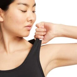 Women's Nike Dri-FIT Swoosh High Support Bra - Black -Optimal Sportswear Store AURORA DX6815 010 PHSYM002 2000