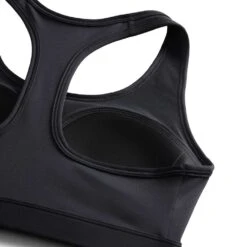 Women's Nike Swoosh Medium Support Bra - Black -Optimal Sportswear Store AURORA DX6821 010 PHSYM002 2000