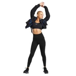 Women's Nike Swoosh Medium Support Bra - Black -Optimal Sportswear Store AURORA DX6821 010 PHSYM004 2000