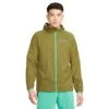 Men's Nike Trail Lightweight Jacket - Olive Flak/Spring Green