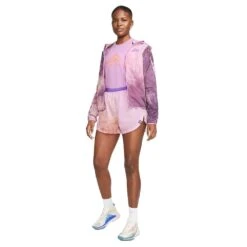 Women's Nike Dri-Fit Tee Short Sleeve Trail - Rush Fuchsia/Sundial -Optimal Sportswear Store AURORA DX7896 532 PHSYM004 2000