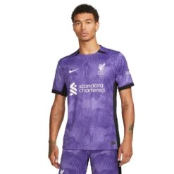 Men's Liverpool FC 2023/24 Stadium Third Nike Dri-FIT Soccer Jersey- Space Purple/White -Optimal Sportswear Store AURORA DX9822 568 PHSFM001 2000