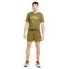 Men's Nike Dri-Fit Run Trail Tee- Olive Flak -Optimal Sportswear Store AURORA DZ2727 368 PHSYM003 2000 2