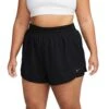 Women'sNike Dri-FIT One High-Rise 3" 2-in-1 Shorts (Plus)- Black 1 Women'sNike Dri-FIT One High-Rise 3" 2-in-1 Shorts (Plus)- Black -Optimal Sportswear Store AURORA FB3222 010 PHSYM001 2000