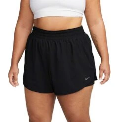 Women'sNike Dri-FIT One High-Rise 3" 2-in-1 Shorts (Plus)- Black