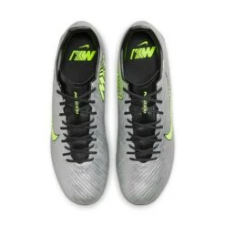 Unisex Nike Zoom Mercurial Vapor 15 Academy XXV MG Soccer Cleats - Metallic Silver/Volt - Regular (D) -Optimal Sportswear Store AURORA FB8399 060 PHCTH001 2000