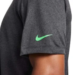 Nike Men's Liverpool FC Soccer T-Shirt - Black/Midnight Fog/Heather/Poison Green -Optimal Sportswear Store AURORA FD1071 032 PHSYM002 2000 3