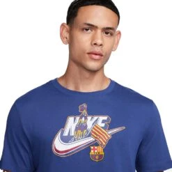 Men's FC Barcelona Nike T-Shirt - Deep Royal Blue -Optimal Sportswear Store AURORA FD1085 455 PHSYM001 2000