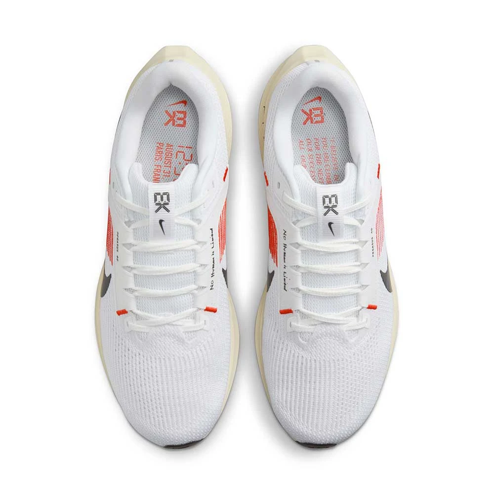 Nike Air Zoom Pegasus 40 Eliud Kipchoge Running Shoe - White/Black-Chile Red-Coconut Milk- Regular (D) 6 Nike Air Zoom Pegasus 40 Eliud Kipchoge Running Shoe - White/Black-Chile Red-Coconut Milk- Regular (D) - Image 4