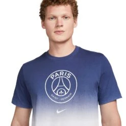 Men's Paris Saint-Germain Nike Soccer T-Shirt - White/Midnight Navy/University Red/White -Optimal Sportswear Store AURORA FJ1709 100 PHSYM001 2000
