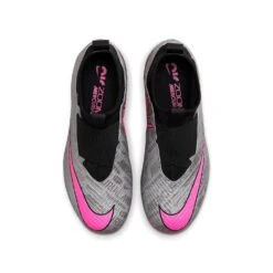 Youth Nike Jr. Zoom Mercurial Superfly 9 Pro XXV FG Soccer Cleats - Metallic Silver/Hyper Pink - Regular (D) -Optimal Sportswear Store AURORA FJ2034 060 PHCTH001 2000 1