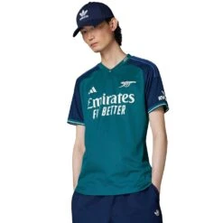 ADIDAS Men's AFC 3rd Jersey - Rich Green / Collegiate Navy -Optimal Sportswear Store Arsenal 23 24 Third Jersey Green HR6935 HM1