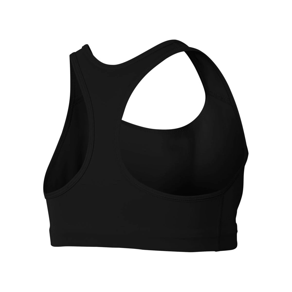 Women's Nike Swoosh Sports Bra - Black 4 Women's Nike Swoosh Sports Bra - Black - Image 2
