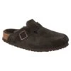 Birkenstock Boston Shearling Cork Mocha Suede- Regular/Wide -Optimal Sportswear Store Boston Shearling Suede Shearling Mocha Mocha 1020567 1020529 medium
