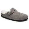 Birkenstock Boston Shearling - Stone - Regular/Wide -Optimal Sportswear Store BostonShearling Stone
