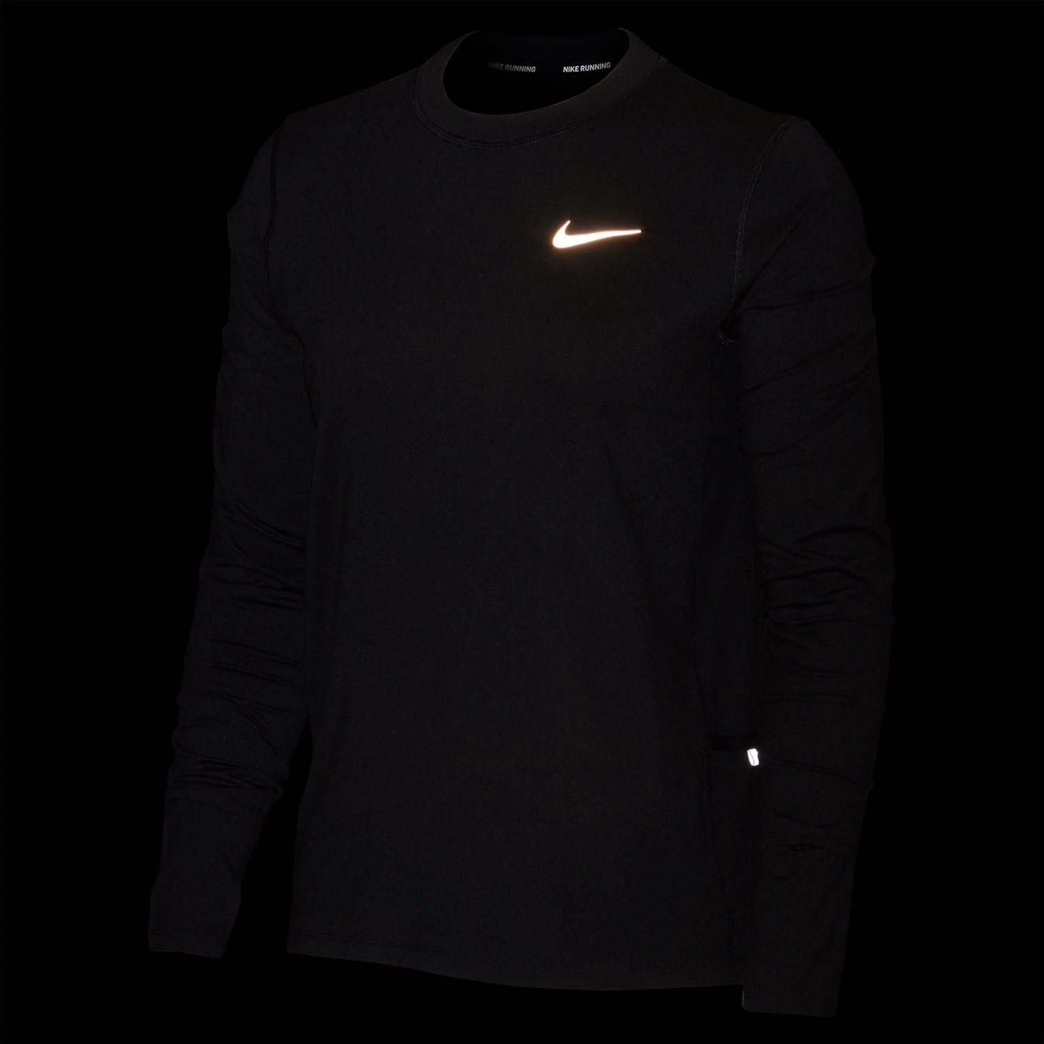 Women's Nike Element Crew - Black/Reflective Silver 12 Women's Nike Element Crew - Black/Reflective Silver - Image 10