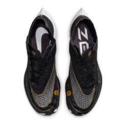 Nike Men's ZoomX Vaporfly Next % 2 Racing Shoe - Black/White/Metallic Gold Coin - Regular (D) -Optimal Sportswear Store CU4111 001 PHCTH001 1500
