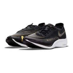 Nike Women's ZoomX Vaporfly Next % 2 Racing Shoe - Black/White/Metallic Gold Coin - Regular (B) -Optimal Sportswear Store CU4123 001 PHCFH001 1500