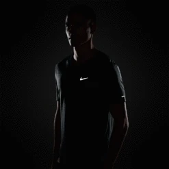 Men's Nike Dri-FIT Miler Top - Smoke Grey/Reflective Silver -Optimal Sportswear Store CU5992 084 PHSFM200 2000