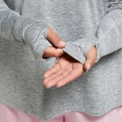 Nike Women's 1/2 Zip Running Top - Smoke Grey/Lt Smoke Grey -Optimal Sportswear Store CZ2849 084 PHSYM002 1