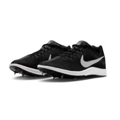 Unisex Nike Zoom Rival Track And Field Distance Spikes - Black/Metallic Silver/Lt Smoke - Regular (D) -Optimal Sportswear Store DC8725 001 PHCFH001 1