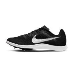 Unisex Nike Zoom Rival Track And Field Distance Spikes - Black/Metallic Silver/Lt Smoke - Regular (D) -Optimal Sportswear Store DC8725 001 PHSLH000 1