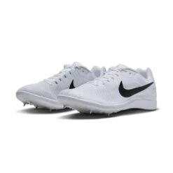 Unisex Nike Zoom Rival Track And Field Distance Spikes - White/Black/Metallic Silver - Regular (D) -Optimal Sportswear Store DC8725 100 PHCFH001 1