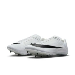 Unisex Nike Zoom Rival Sprint Spike- White/Black/Metallic Silver- Regular (D) -Optimal Sportswear Store DC8753 100 PHCFH001