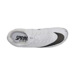 Unisex Nike Zoom Rival Sprint Spike- White/Black/Metallic Silver- Regular (D) -Optimal Sportswear Store DC8753 100 PHSTH001