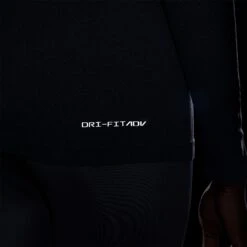 Women's Nike Dri-FIT ADV Seamless Long Sleeve Top - Black/Reflective Silver -Optimal Sportswear Store DD0593 010 PHSYM005 2000