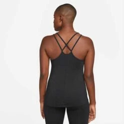 Women's Nike Dri-Fit One Luxe Slim Fit Strappy Tank- Black -Optimal Sportswear Store DD4931 010 PHSBM001