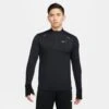 Men's Nike Therma-FIT Repel Element 1/2-Zip Running Top - Black/Reflective Silver -Optimal Sportswear Store DD5662 010 PHSFM001 1500