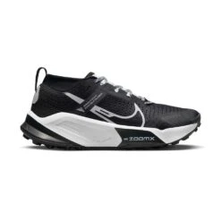 Nike Men's ZoomX Zegama Trail Shoe - Black/White - Regular (D)