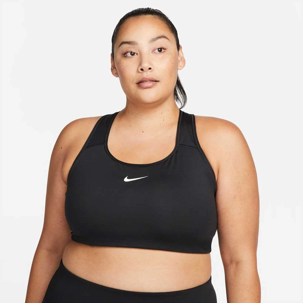 Nike Women's Swoosh Bra - Black 3 Nike Women's Swoosh Bra - Black