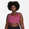 Nike Women's Swoosh Bra - Rosewood 2 Nike Women's Swoosh Bra - Rosewood -Optimal Sportswear Store DH3384 653 PHSFM001