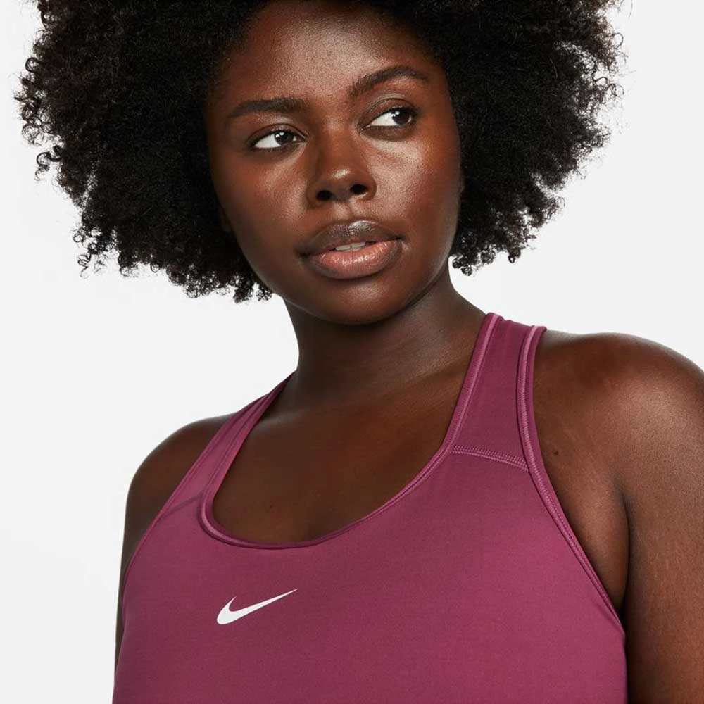 Nike Women's Swoosh Bra - Rosewood 8 Nike Women's Swoosh Bra - Rosewood - Image 6