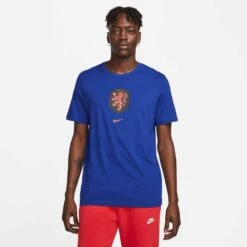 Nike Netherlands KNVB Crest WC22 Tee - Deep Royal Blue -Optimal Sportswear Store DH7597 455 PHSFM001 2000