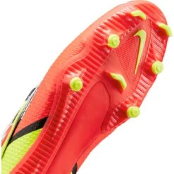 Nike Unisex Phantom GT2 Academy Flyease FG/MG Soccer Shoe - White/Bright Crimson/Volt -Optimal Sportswear Store DH9638 167 PHSUD001 2000