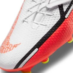 Nike Unisex Phantom GT2 Academy Flyease FG/MG Soccer Shoe - White/Bright Crimson/Volt -Optimal Sportswear Store DH9638 167 PHSYD001 2000