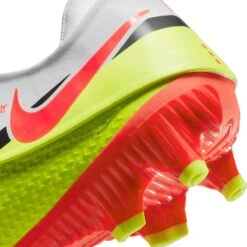 Nike Unisex Phantom GT2 Academy Flyease FG/MG Soccer Shoe - White/Bright Crimson/Volt -Optimal Sportswear Store DH9638 167 PHSYD002 2000