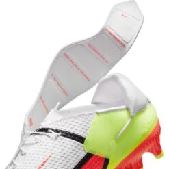 Nike Unisex Phantom GT2 Academy Flyease FG/MG Soccer Shoe - White/Bright Crimson/Volt -Optimal Sportswear Store DH9638 167 PHSYD004 2000