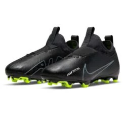 Nike Youth JR Vapor 15 Academy FG/MG Soccer Shoe - Black/Dark Smoke -Optimal Sportswear Store DJ5617 001 PHCFH001