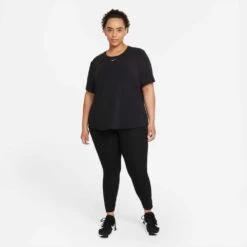 Nike Women's One Luxe Women's Standard Fit Short-Sleeve Top - Black 12 Nike Women's One Luxe Women's Standard Fit Short-Sleeve Top - Black -Optimal Sportswear Store DJ6751 010 PHSYM003 1