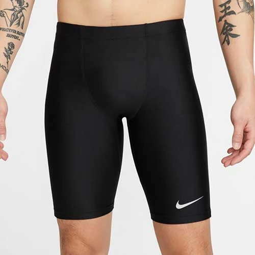 Men's Nike Dri-FIT Fast 1/2-Length Racing Tight - Black 4 Men's Nike Dri-FIT Fast 1/2-Length Racing Tight - Black - Image 2