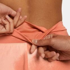 Women's Nike Dri-FIT Eclipse Short- Madder Root/Black -Optimal Sportswear Store DM7725 827 PHSYM004