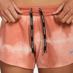 Women's Nike Dri-FIT Eclipse Short- Madder Root/Black -Optimal Sportswear Store DM7725 827 PHSYM005