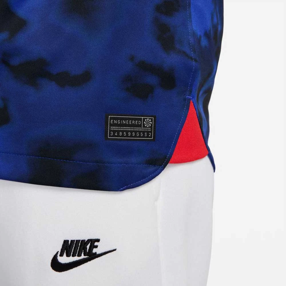 Men's Nike USA Dri-Fit 2022/23 Stadium Away Long Sleeve Jersey - Bright Blue/White 6 Men's Nike USA Dri-Fit 2022/23 Stadium Away Long Sleeve Jersey - Bright Blue/White - Image 4