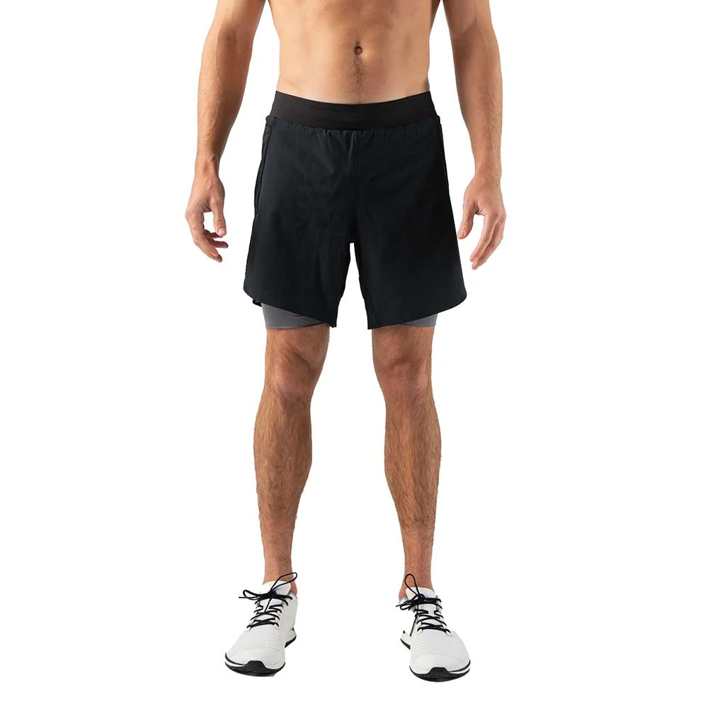 Men's FKT 2.0 7in 2in1 Shorts - Black 3 Men's FKT 2.0 7in 2in1 Shorts - Black